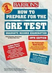 Image of Barron,s how to prepare for the gre test