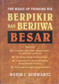 Image of Berpikir dan berjiwa besar