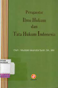 Image of Pengantar ilmu hukum dan tata hukum Indonesia